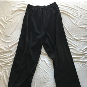 High Waisted Vintage Black Trousers